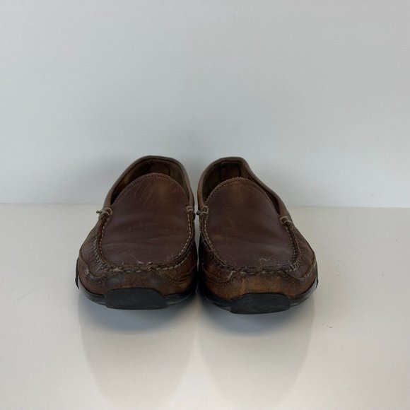 Allen Edmonds Boulder Slip On Loafers Leather Browne Mens Size 7.5 main image 6